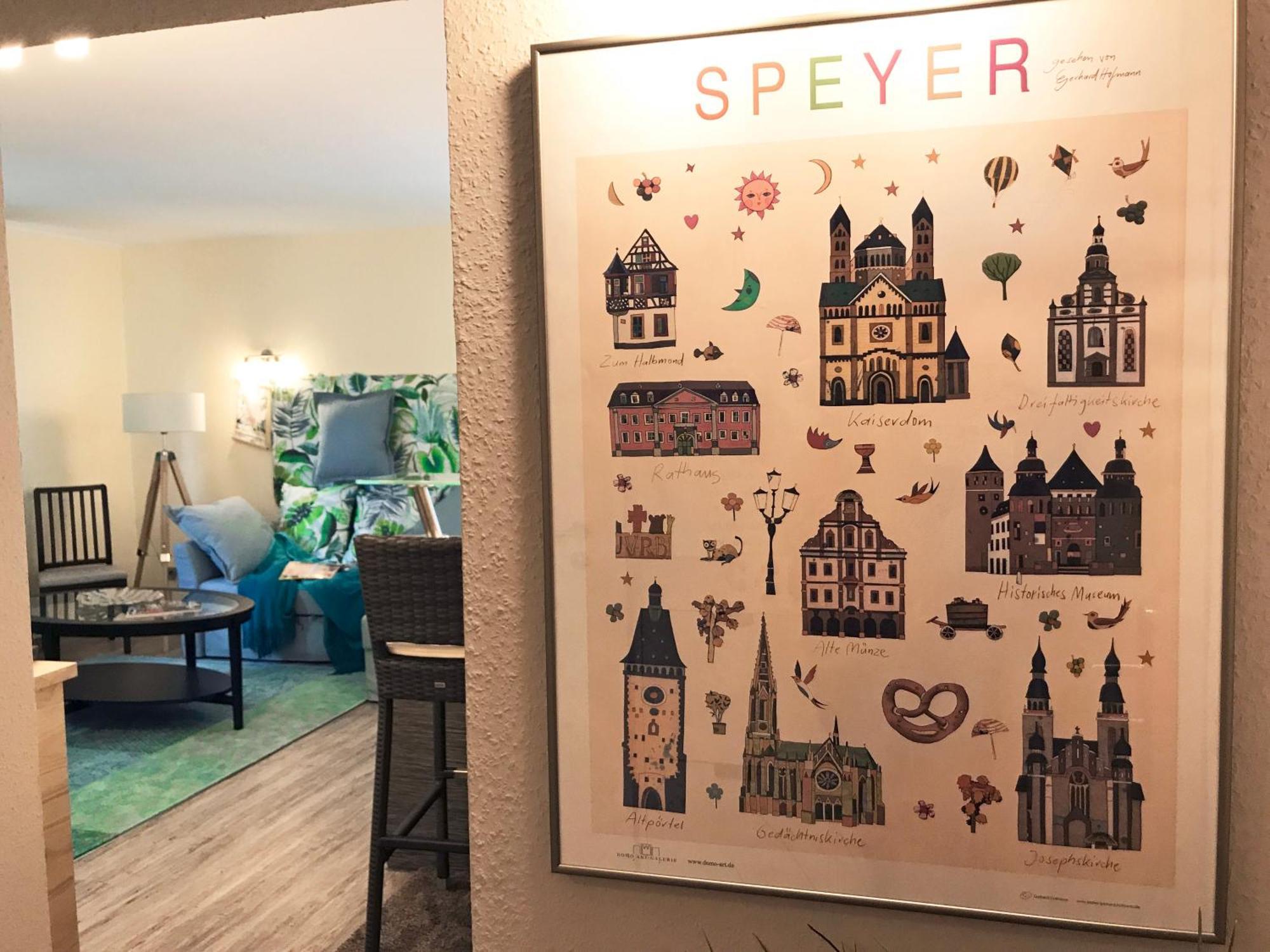 Dompanorama Der Kleine Dschungel Apartment Fuer 2-4 Pers Speyer Eksteriør bilde